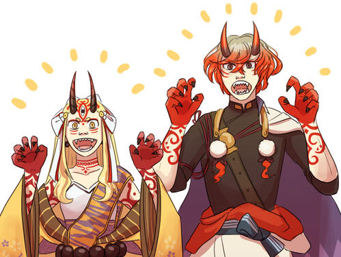FGO - Ibaraki and Tsuna