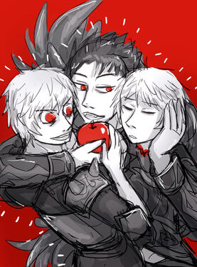 Granblue Fantasy - Belial, Gran &amp; Lucilius