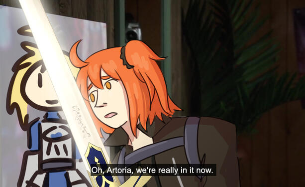 Oh, Artoria, we&#39;re really in it now.